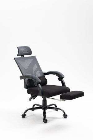 Ergonomic Office Chair, Desk Chair With Adjustable Lumbar Support, High Back Mesh Chair With Wheels, Executive Chair For Home Office - Black by Couch.com