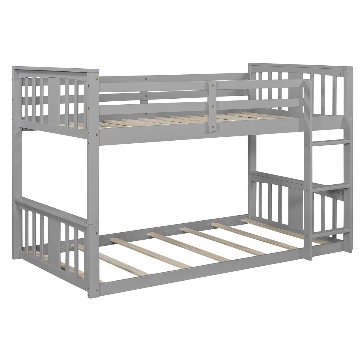 Solid Construction Bunk Bed & Ladder by Couch.com