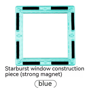 Color Window Asterism Magnetic Building Blocks Assembly