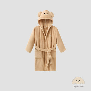 Children's Nightgown Girls' Absorbent Thickened Bathrobe