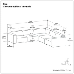Rex - Handcrafted Sectional Sofa