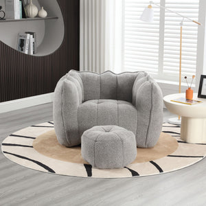 Soft Bean Bag Chair With High Resilient Foam