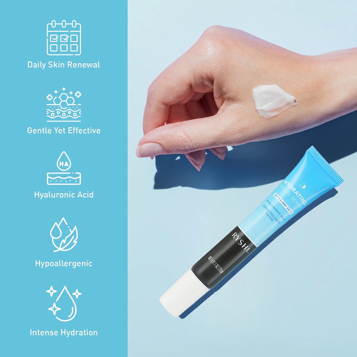 Glow & Renew Skincare Trio: Reusable Makeup Remover Cloths, Deep Cleansing Skin Cream with Eucalyptus Oil & Hydrating Facial Serum by Pursonic