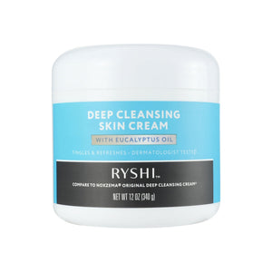 Deep Cleansing Skin Cream with Eucalyptus Oil – Invigorating Facial Cleanser | Dermatologist Tested | 12 oz (340 g)