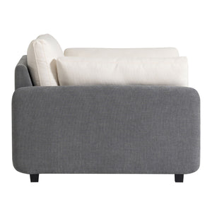 Oversized Single Sofa Chair Wide And Deep Seat, Modern Upholstered Comfy Blocking Couch Lounge With Pillows by Couch.com