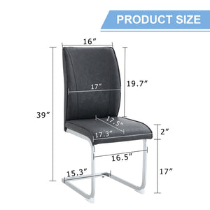 Luxury Simple Arch High Resilience Dining Chair With Arched Leg by Couch.com