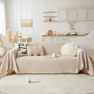 High-Quality Polyester Fabric Sofa Throw, Couch Cover Blanket Throw, Couch Protector for Pets