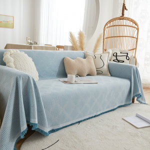 High-Quality Polyester Fabric Sofa Throw, Couch Cover Blanket Throw, Couch Protector for Pets