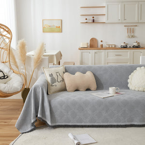 High-Quality Polyester Fabric Sofa Throw, Couch Cover Blanket Throw, Couch Protector for Pets