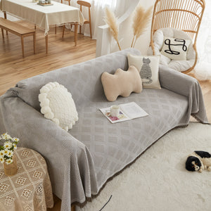 High-Quality Polyester Fabric Sofa Throw, Couch Cover Blanket Throw, Couch Protector for Pets