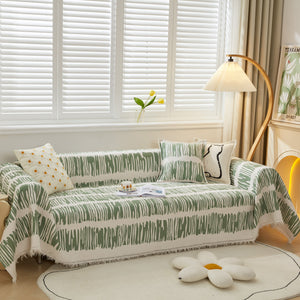 Furniture Covers for Pets, Waffle Lattice Fabric Sofa Throw, Couch Cover Blanket Throw