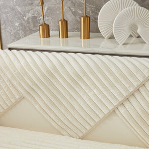 Winter Thickened Rabbit Plush Non-slip Sofa Cushion, Faux Fur Fluffy Furniture Protector