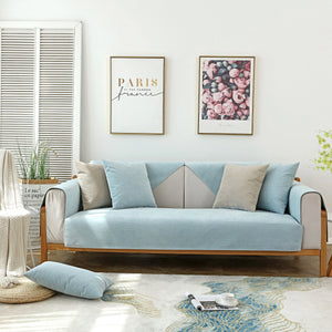 Waterproof Non-Slip Quilted Corduroy Sofa Covers for Pets, Sectional Couch Covers