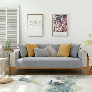 Waterproof Non-Slip Quilted Corduroy Sofa Covers for Pets, Sectional Couch Covers