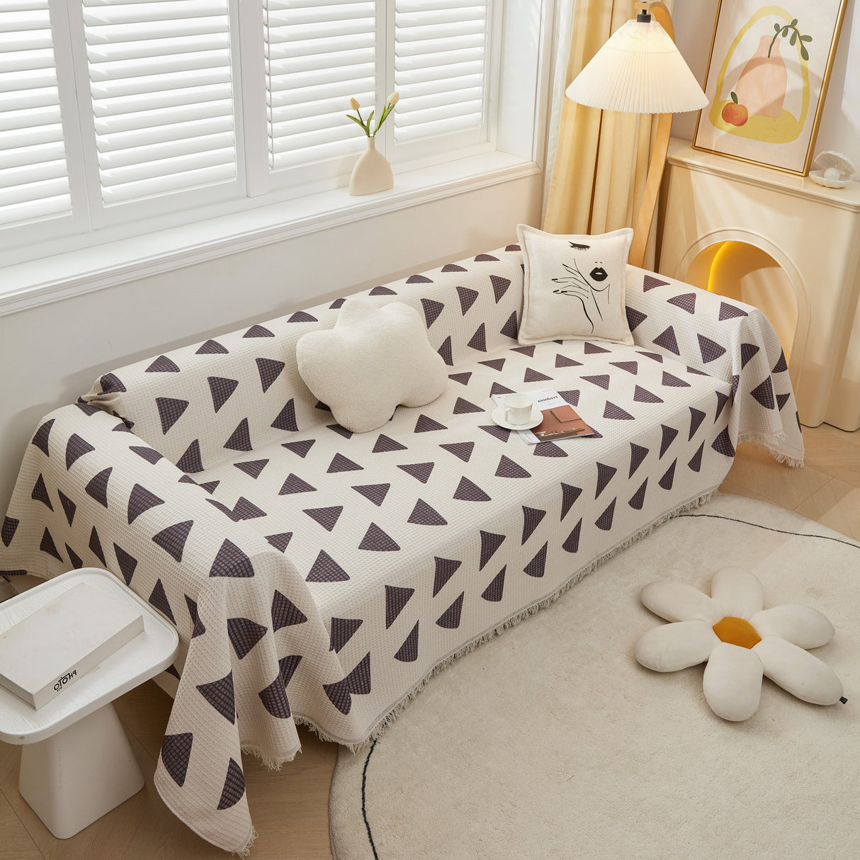 High-Quality Fabric Non-Slip Sofa Cover Throw, Throw Blankets for Couch, Furniture Covers for Pets