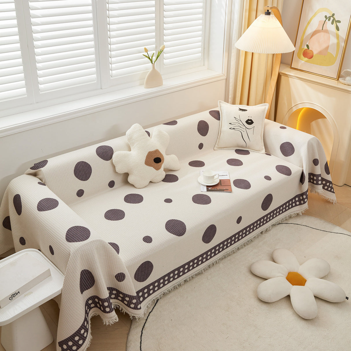 High-Quality Fabric Non-Slip Sofa Cover Throw, Throw Blankets for Couch, Furniture Covers for Pets