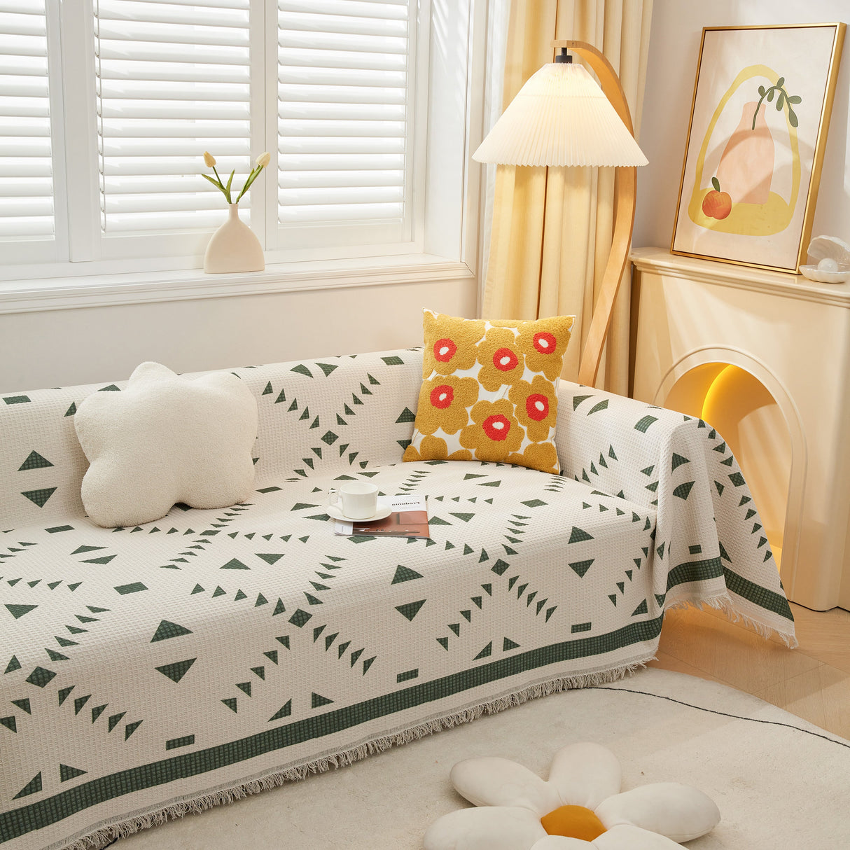 High-Quality Fabric Non-Slip Sofa Cover Throw, Throw Blankets for Couch, Furniture Covers for Pets