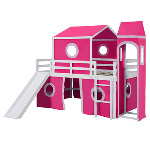 Loft Bed & Slide Tent And Tower by Couch.com