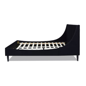Aspen - Vertical Tufted Modern Headboard Platform Bed Set by Couch.com