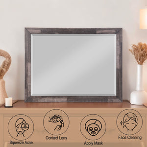 Juniper - Mirror - Dark Brown by Couch.com