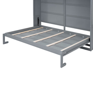 Murphy Modern Bed With Top Cabinets For Space Saving And Comfort by Couch.com