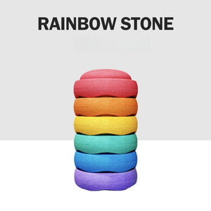 Rainbow River Crossing Stone Children's Balance Training Puzzle Toy