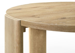 Bowen - Round Dining Table - Oak Finish by Couch.com