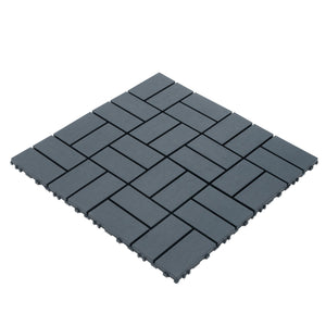 Plastic Interlocking Deck Tiles Patio Deck Tiles Waterproof Outdoor Use by Couch.com