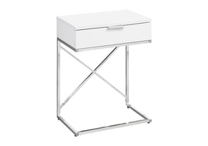 Accent Side Table, Storage Drawer, Spacious Tabletop, Contemporary & Modern by Couch.com