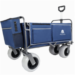 Beach Wagon with Big Wheels for Sand 500lbs Capacity