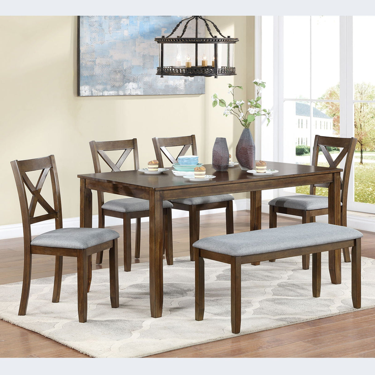 Kitchen Dining Set, Rectangular Dining Table