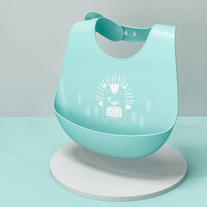 Baby Waterproof And Stain-resistant Food-grade Silicone Bib