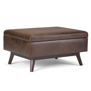 Owen - Upholstered Rectangular Storage Ottoman by Couch.com