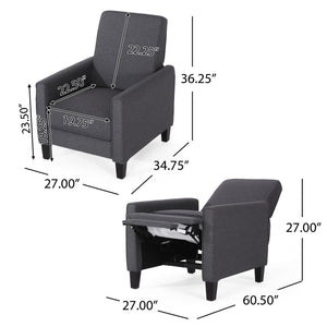 Elegant Push Back Chair for Home