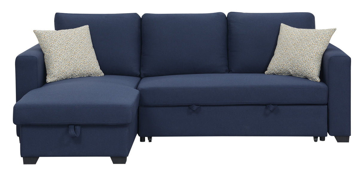 Pensole - Reversible Pop - Up Sleeper Sectional by Couch.com