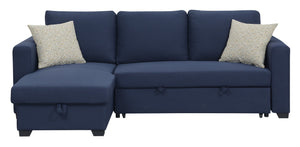 Pensole - Reversible Pop - Up Sleeper Sectional by Couch.com