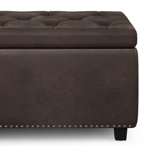 Hamilton - Upholstered Storage Ottoman by Couch.com