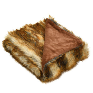Soft Warm Fluffy for Bed Luxury Plush Faux Fur Blanket -L