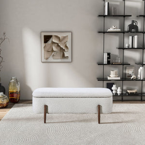 Sarna - Storage Bench - Ivory by Couch.com