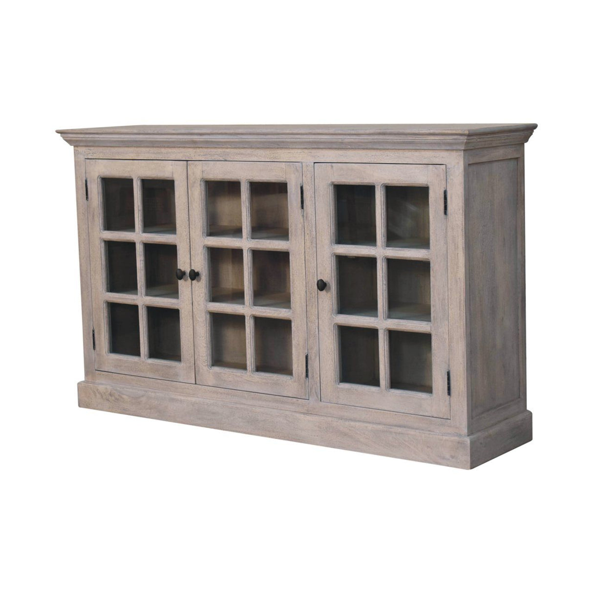 Triple Glazed Cabinet - Gray by Couch.com