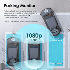Rexing DT2 Dual Channel 1080p Front and Rear Dash Cam (Open Box)