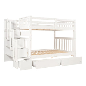 Bunk Bed With Shelves And 6 Storage Drawers by Couch.com
