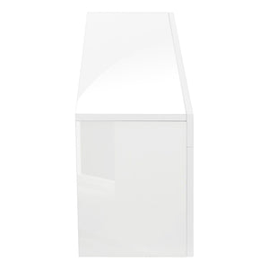 TV Stand, Console, Media Entertainment Center, Storage Cabinet, Glossy Contemporary & Modern - White by Couch.com