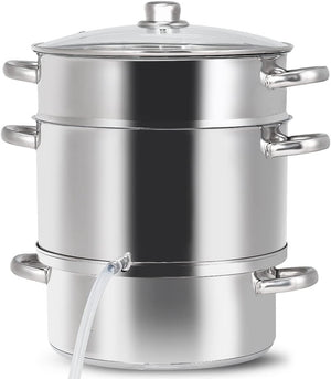 11-Quart Stainless Steel Pan Fruit Juicer Steamer