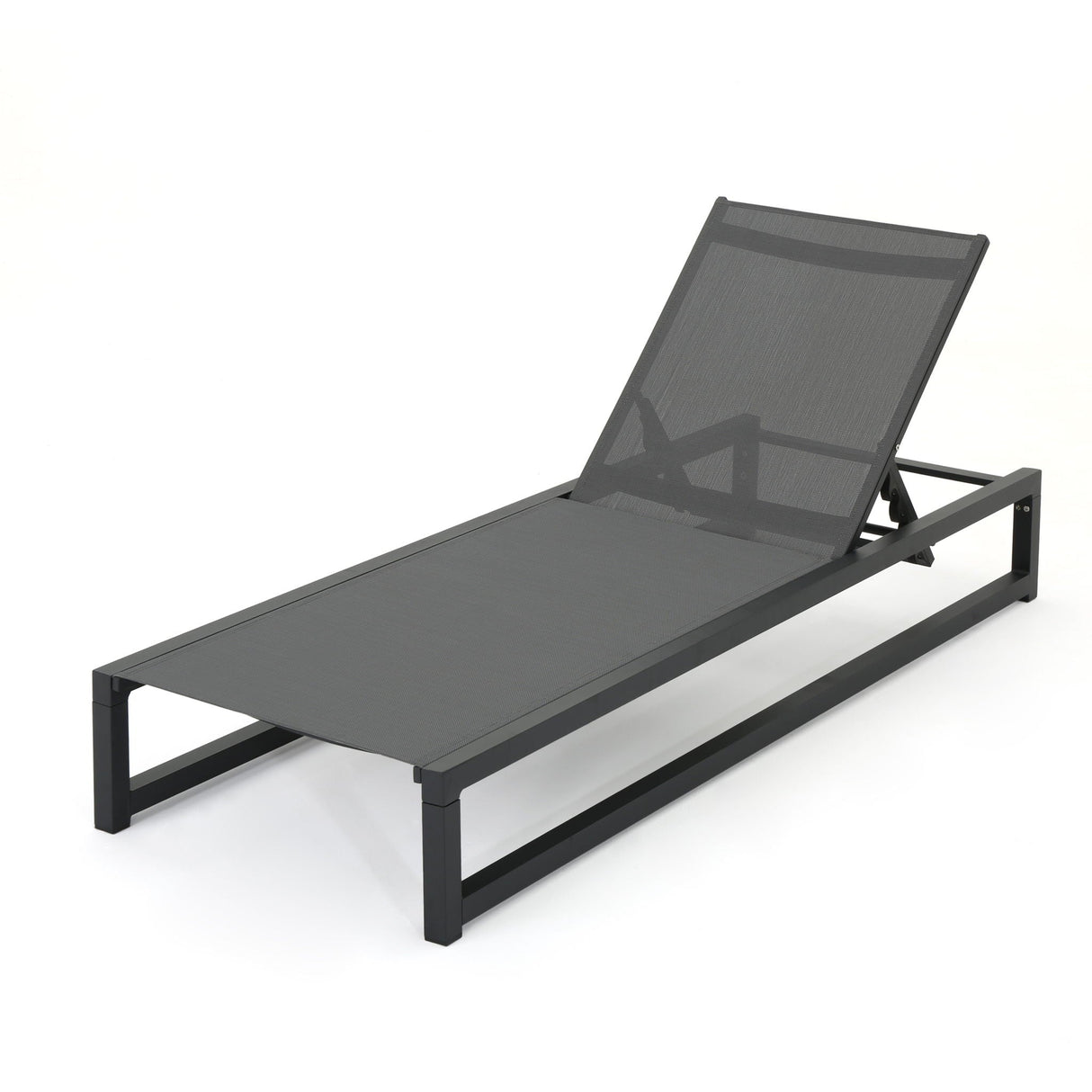 Outdoor Patio Chaise Lounge With 5 Reclining Positions by Couch.com
