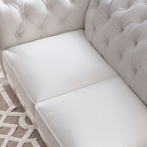 Traditional Tufted Chesterfield Nailhead Sofa