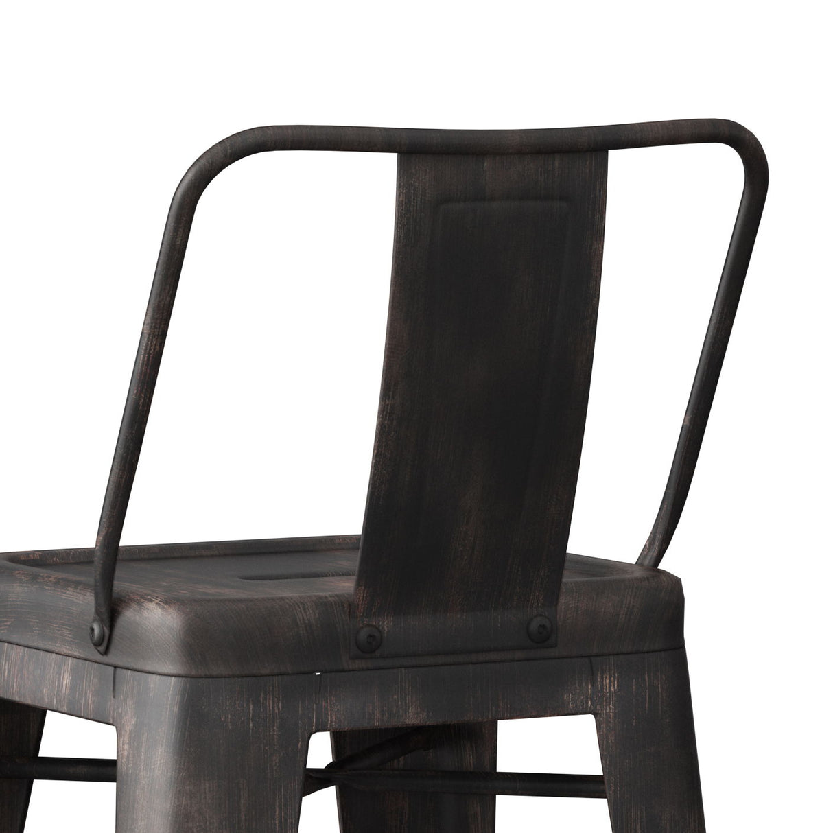 Rayne - Curved Back Metal Stool (Set of 2) by Couch.com