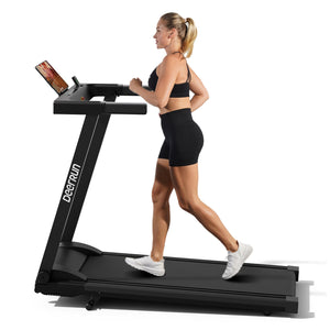 DeerRun A1 Series 6% Incline Foldable Treadmill——Upgraded Chip & NFC Support | 300Lbs-350Lbs, 7.5mph-10mph