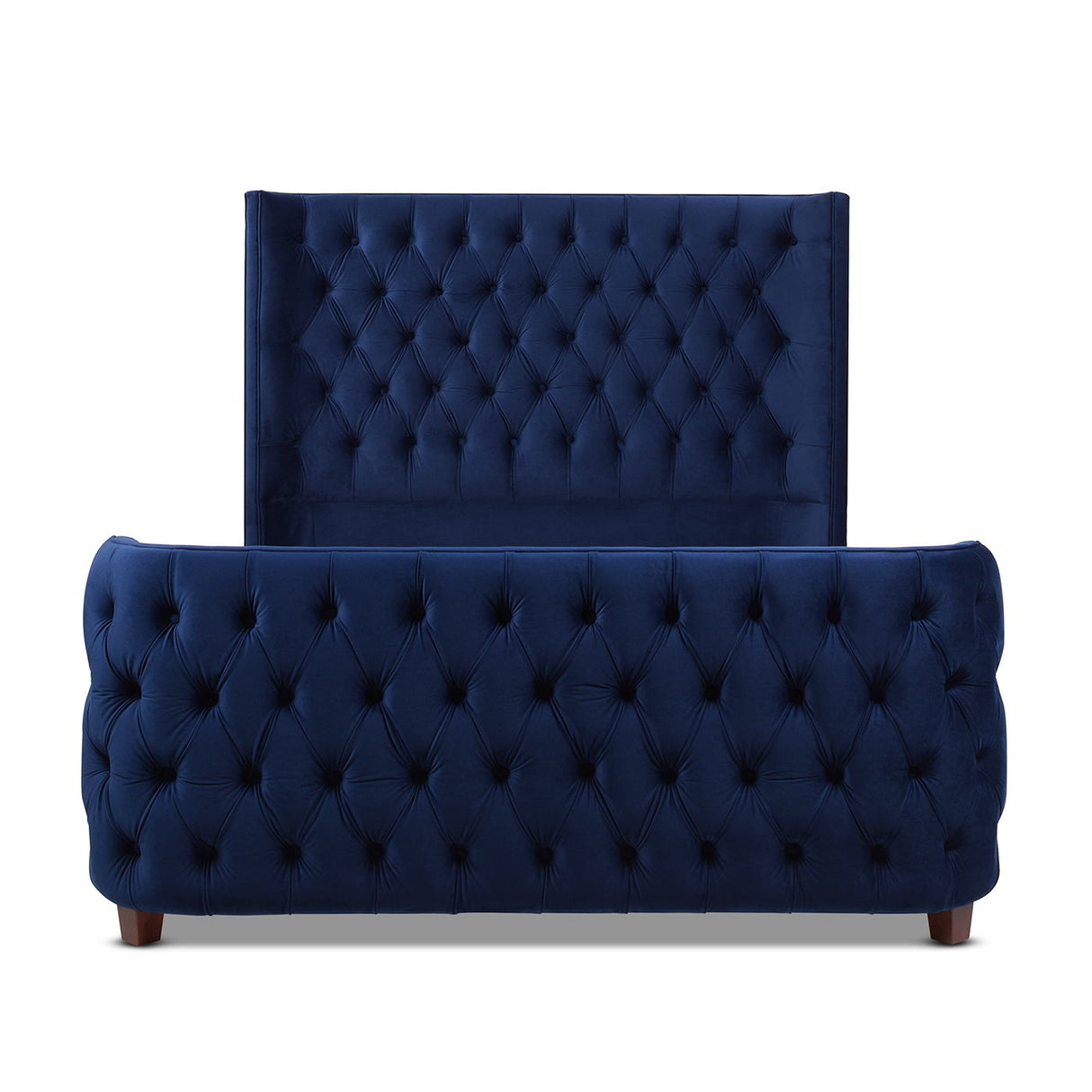 Brooklyn - Tufted Panel Bed Headboard And Footboard Set by Couch.com