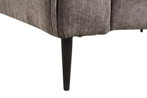Valentina - Chenille Chair With Metal Legs And Throw Pillow by Couch.com